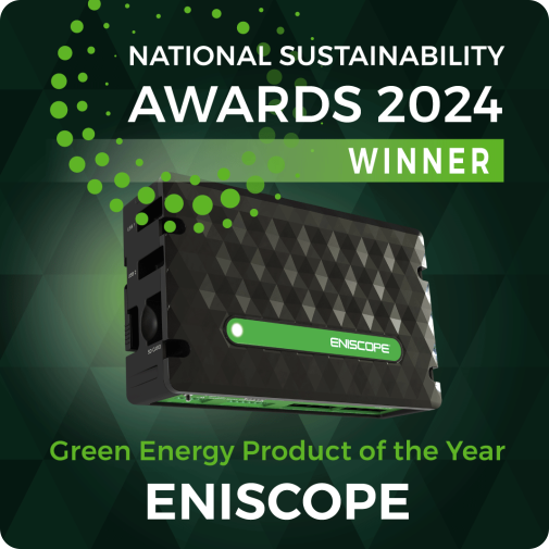 National sustainability awards 2024 for the Eniscope as green product of the year.